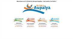Desktop Screenshot of portail.aupalya.com