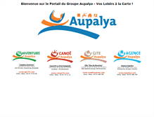 Tablet Screenshot of portail.aupalya.com